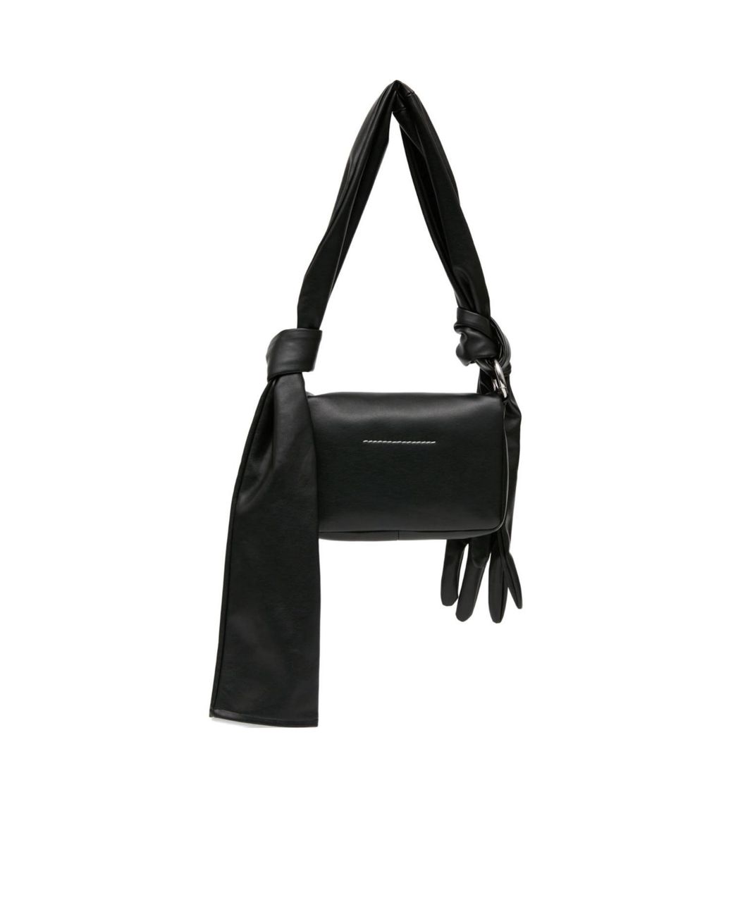 MM6 by Maison Margiela Black Gloves Shoulder Bag