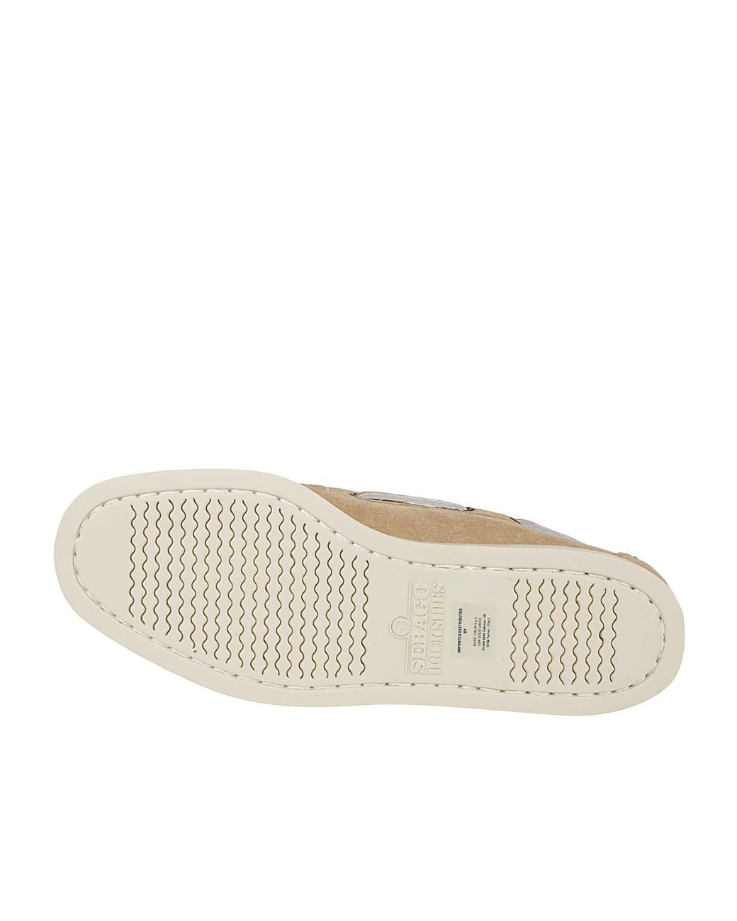 Sebago White Portland Flesh Out Lace-Up Shoes for men