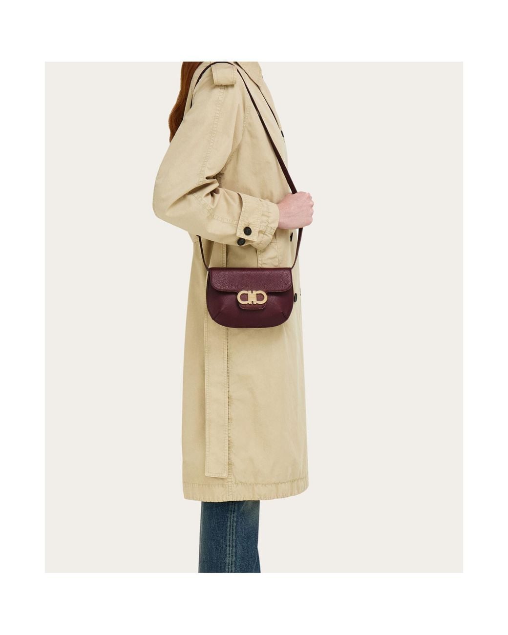 Ferragamo Purple Ferragamo Lizzy Shoulder Bag
