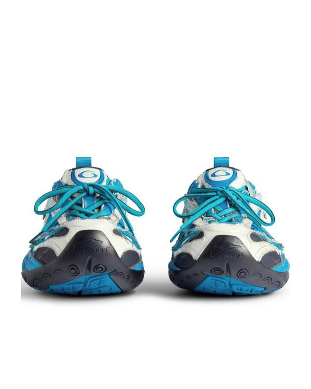 Balenciaga Blue Soleless Sneakers for men