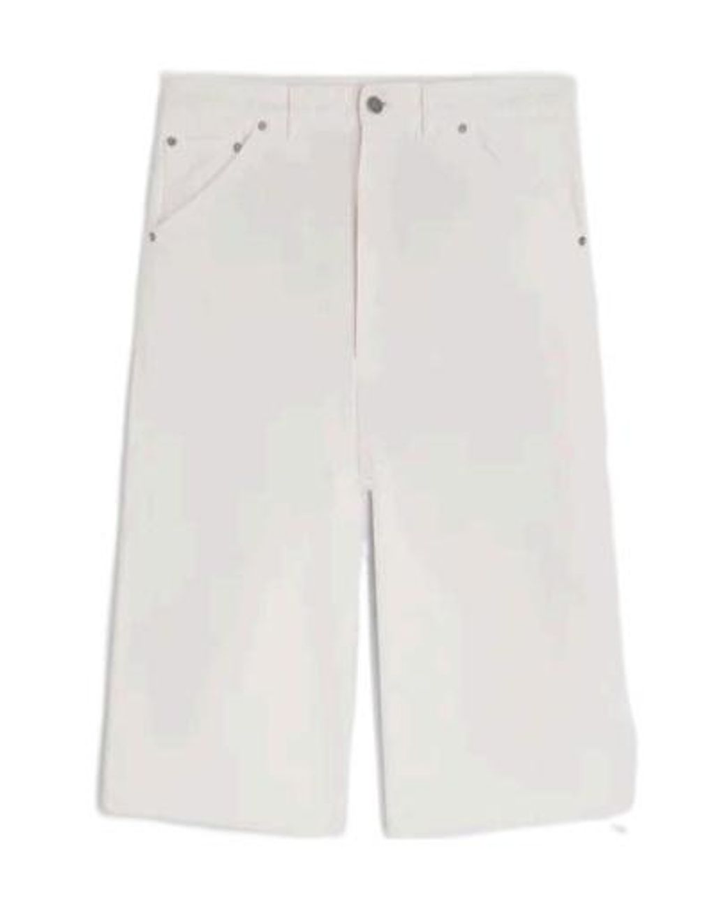 Phoebe Philo White Carpenter Shorts