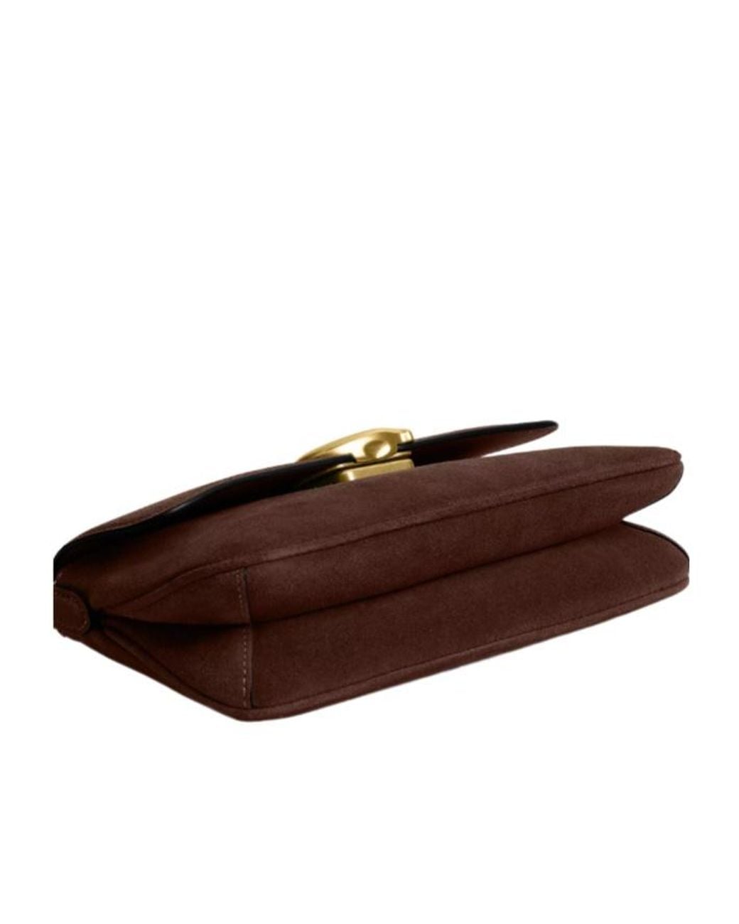 COACH Brown Suede Jet Shoulder Bag