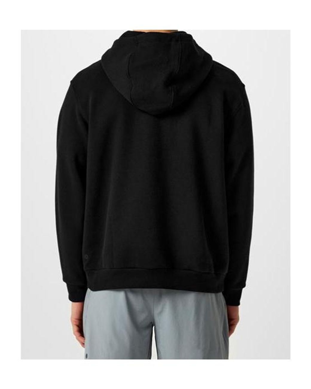 lululemon athletica Black Steady State Pullover Hoodie for men