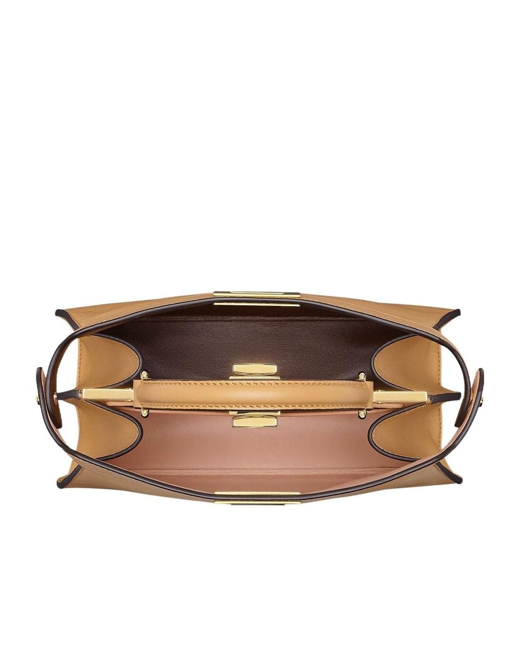 Fendi Natural Peekaboo Iseeu Small Tote Bag