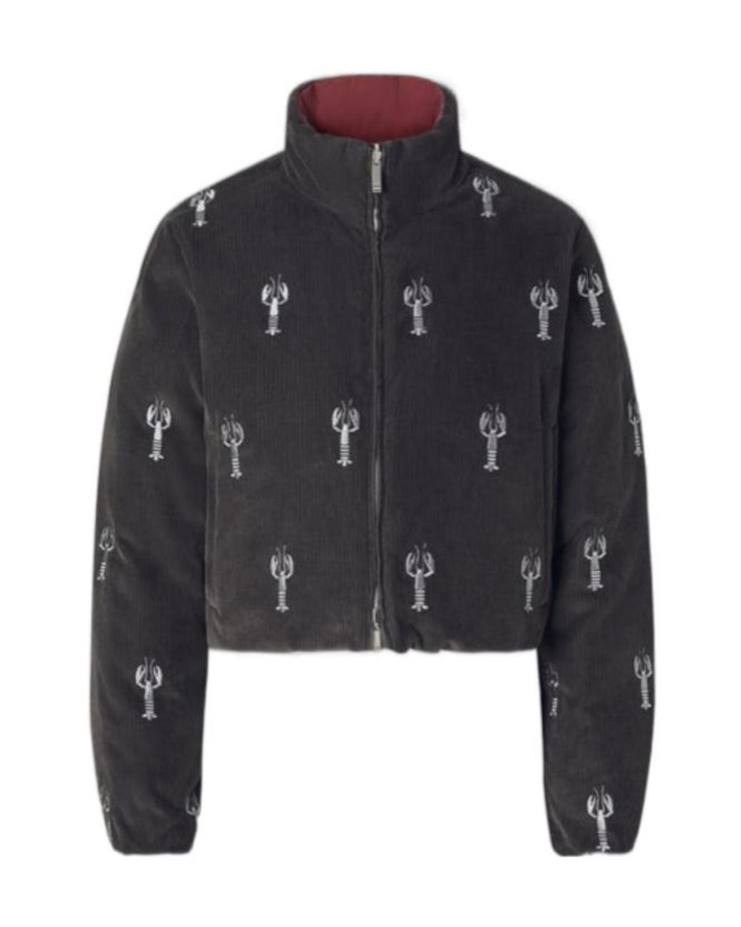 Thom Browne Black Lobster-Stitch Reversible Jacket