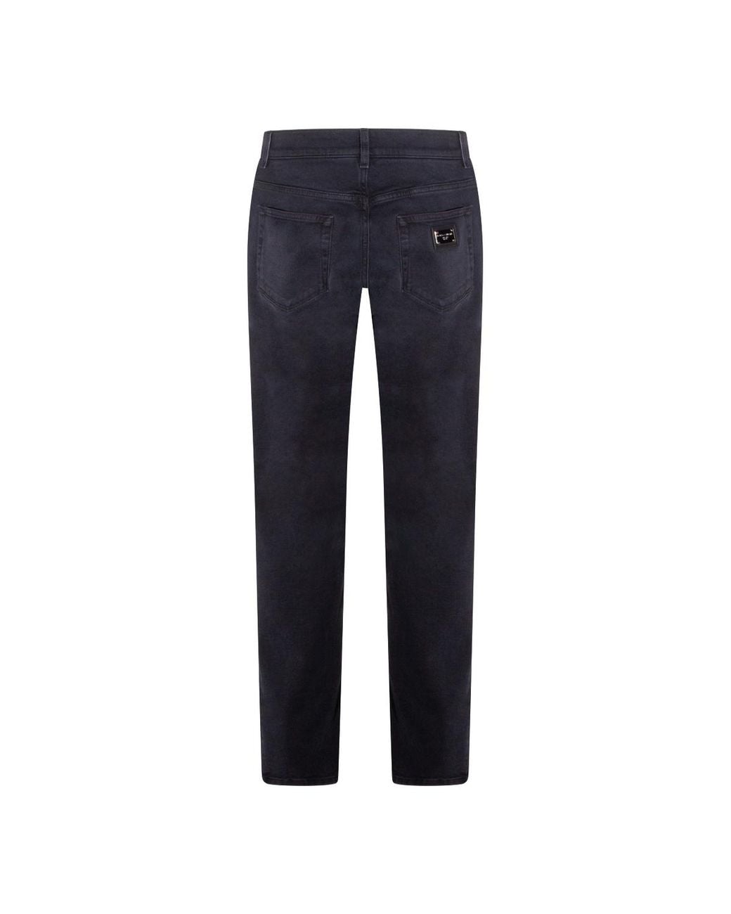 Dolce & Gabbana Blue Straight Leg Jeans for men