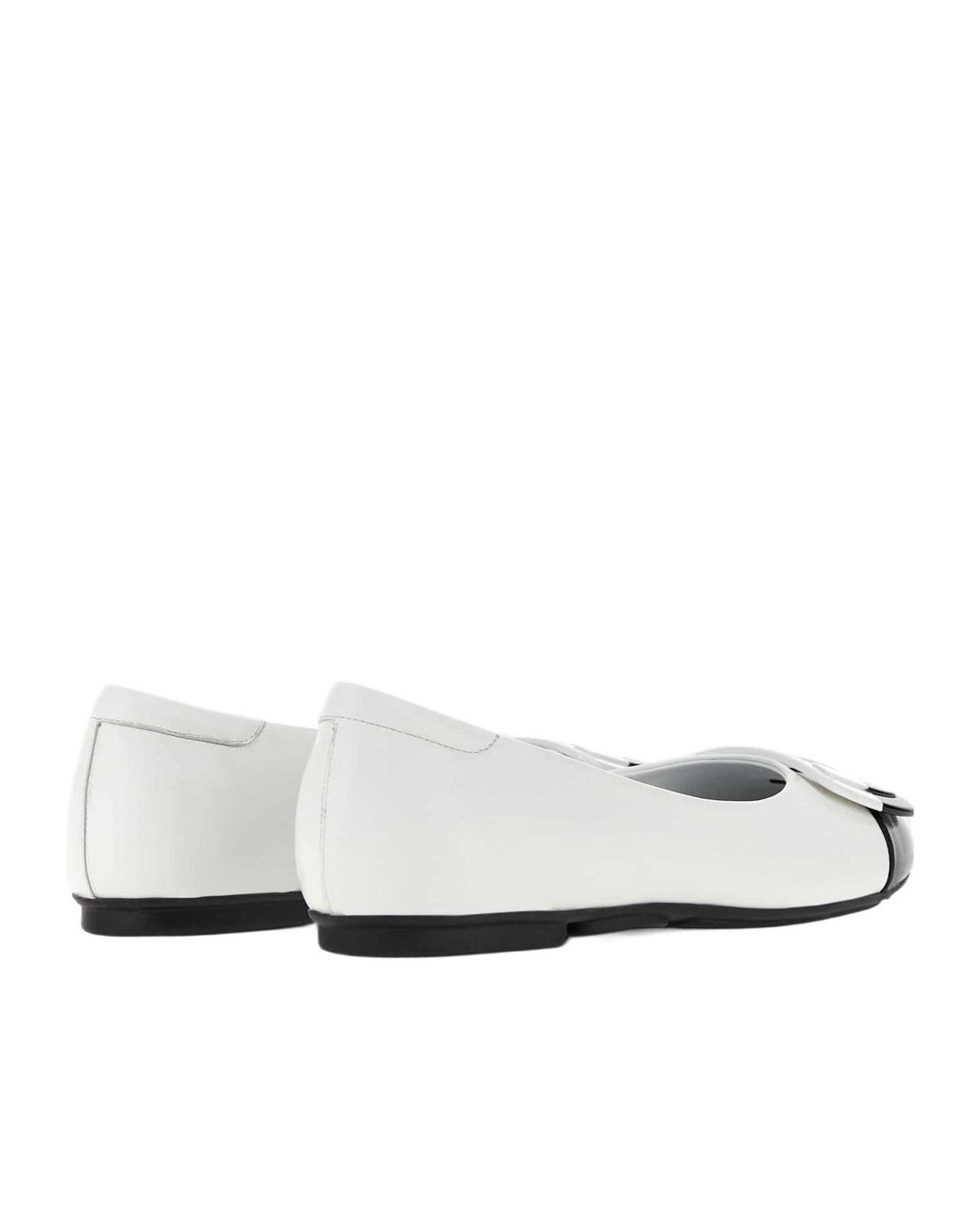 Hogan White H661 Ballerina Shoes