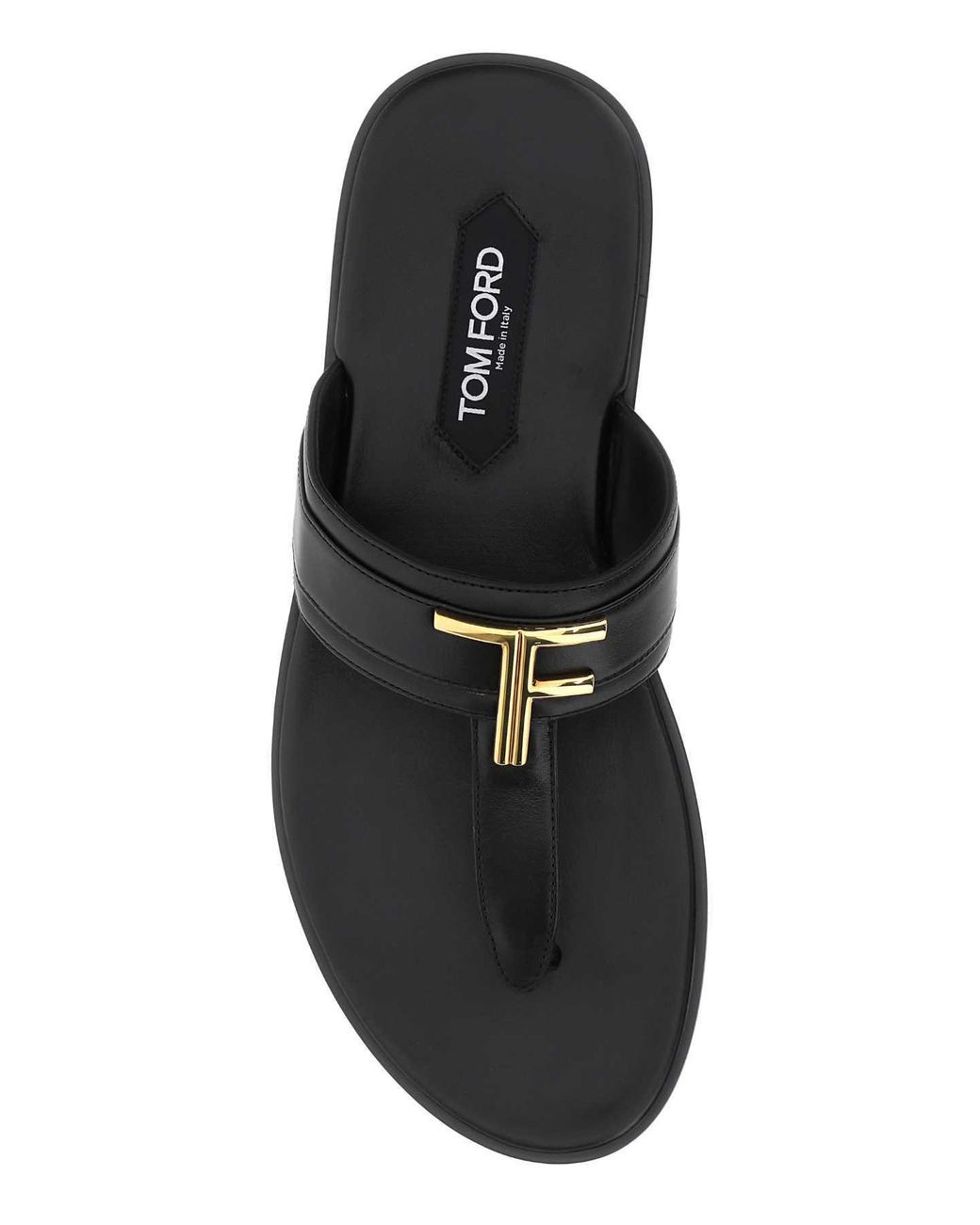 Tom Ford Multicolor Logo Plaque Thong Sandals for men