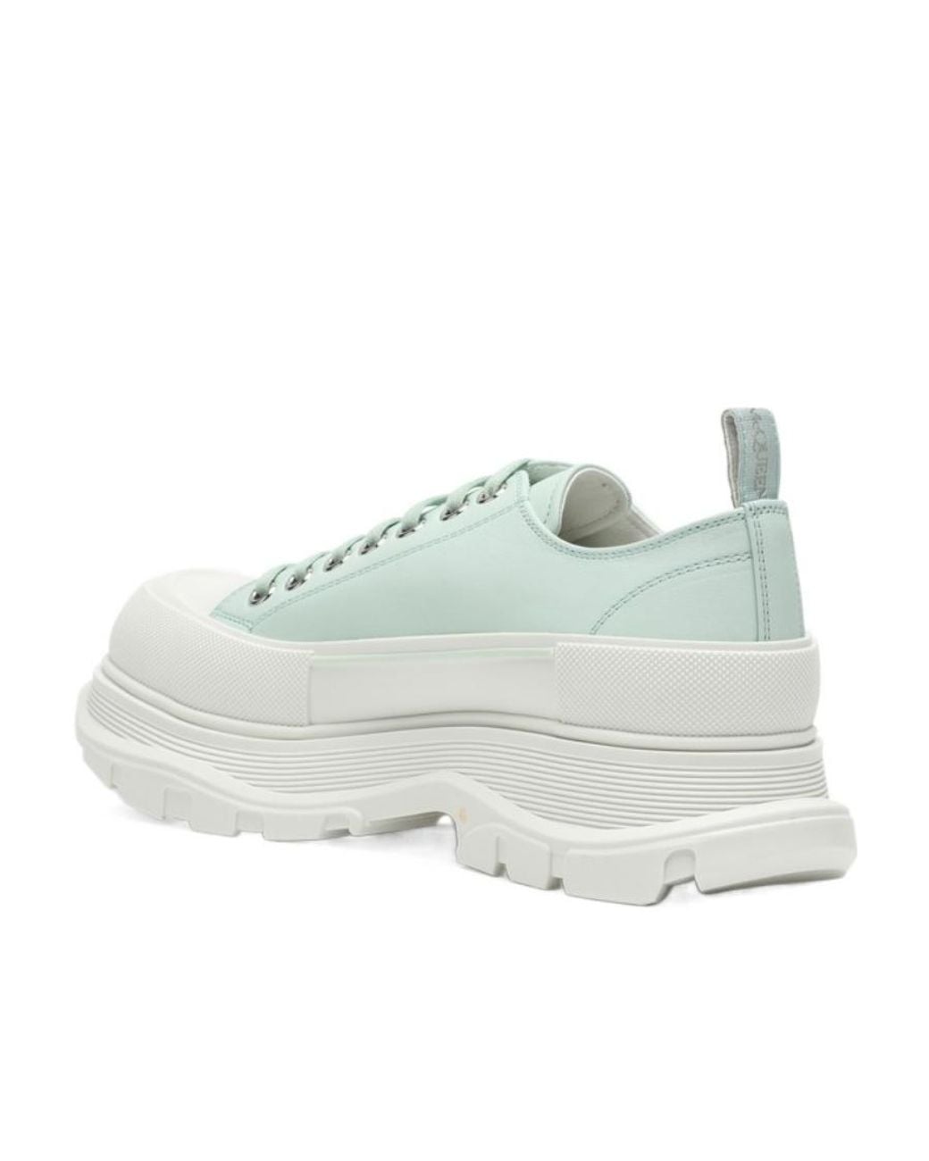 McQueen White Tread Slick Low-Top Sneakers for men