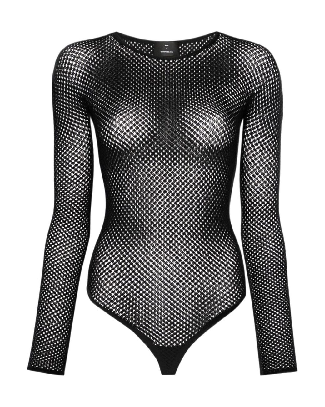 Wardrobe NYC Black Rhw Knitted Bodysuit