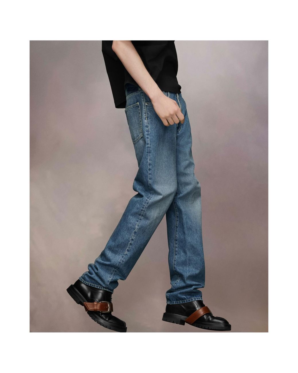 Maison Margiela Blue 4 Stitch Straight-Leg Jeans for men