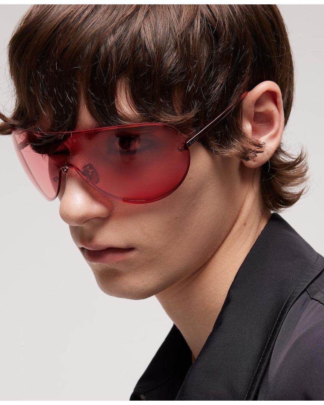 Gucci Pink Mask Frame Sunglasses