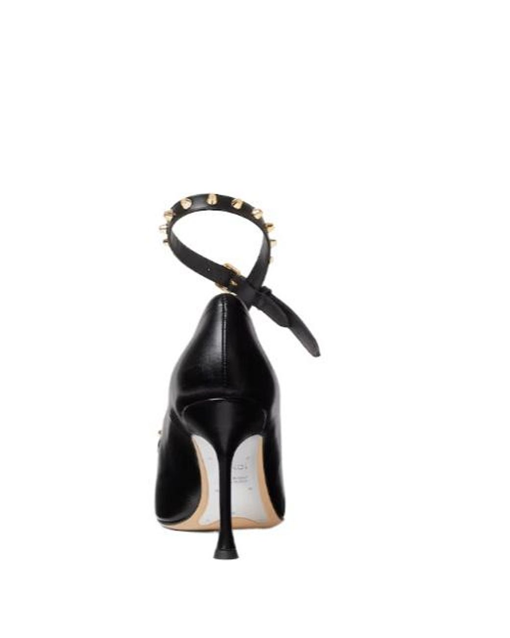 Fendi Black Vertigo Leather Pumps