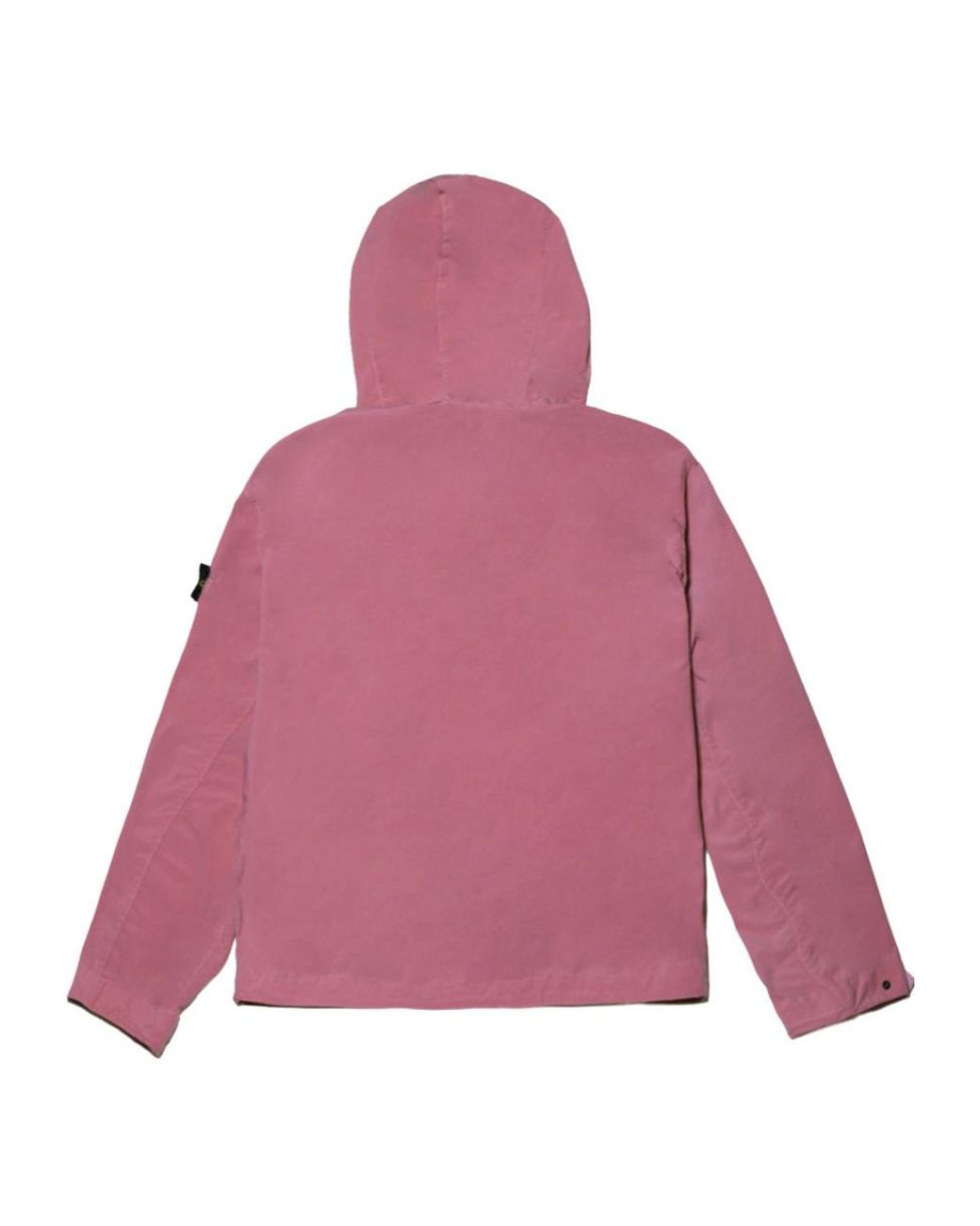 Stone Island Pink Zip-Up Hooded Jacket for men