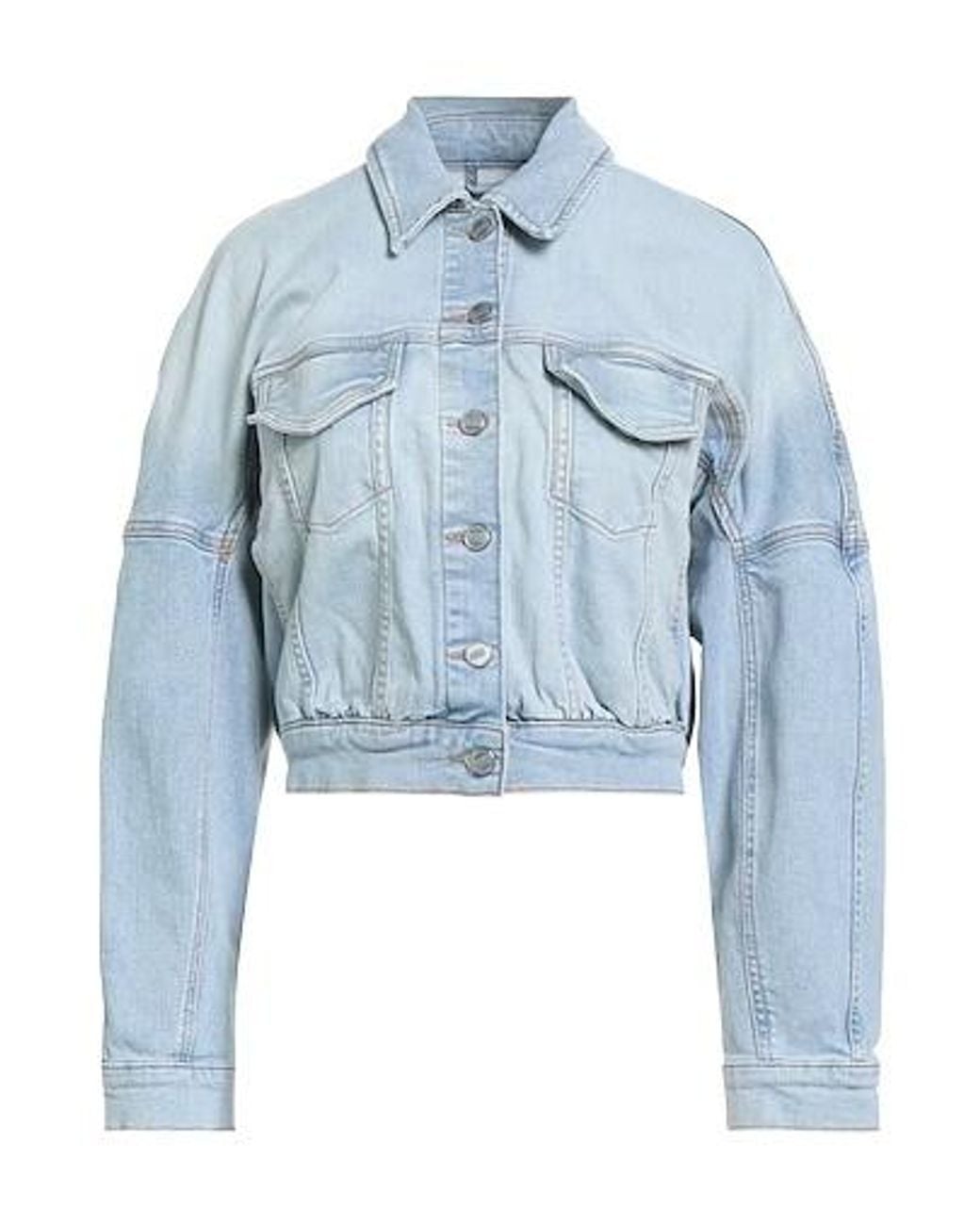Ganni Blue Denim Outerwear