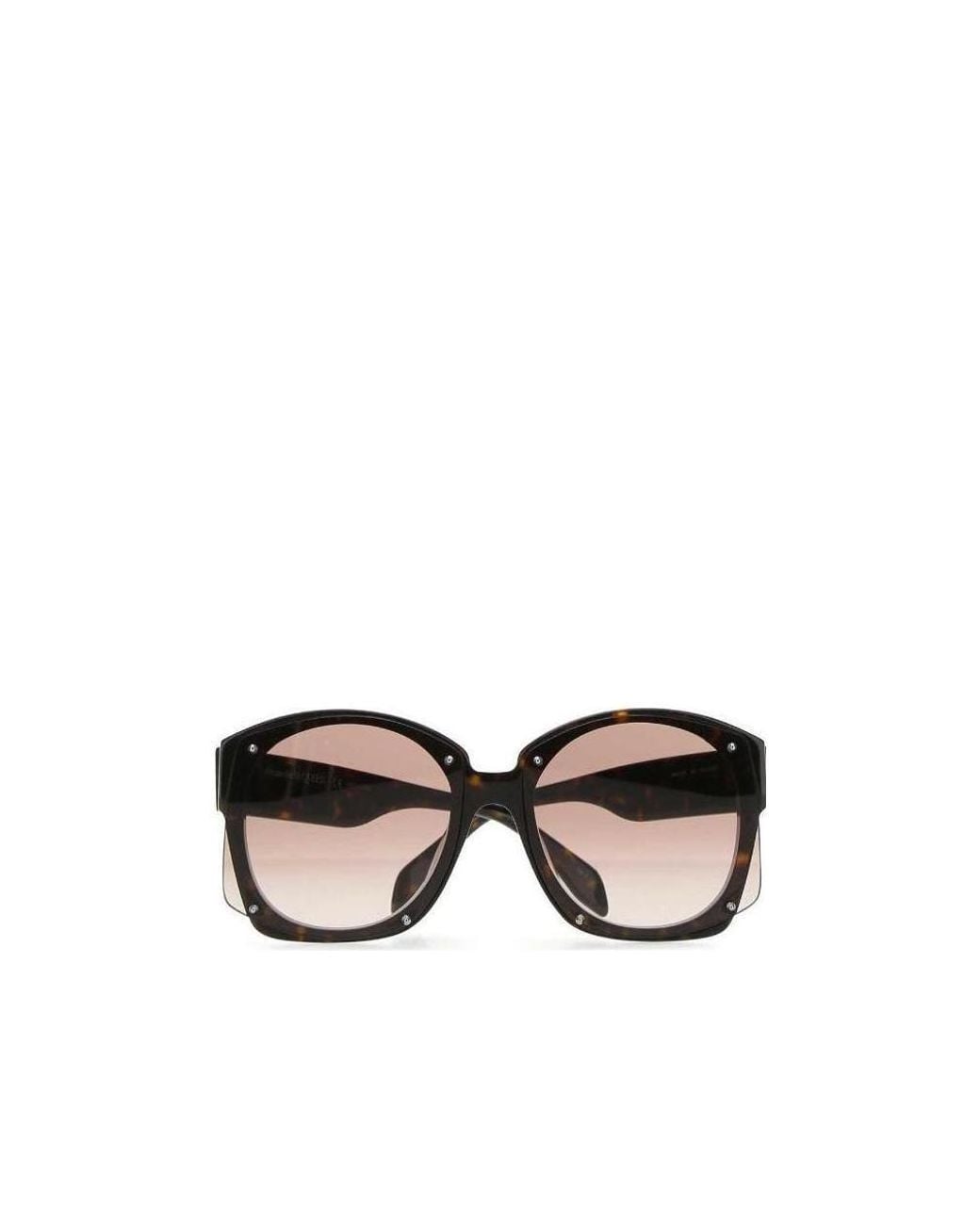 McQueen Multicolor Tortoiseshell-Effect Oversized-Frame Sunglasses for men