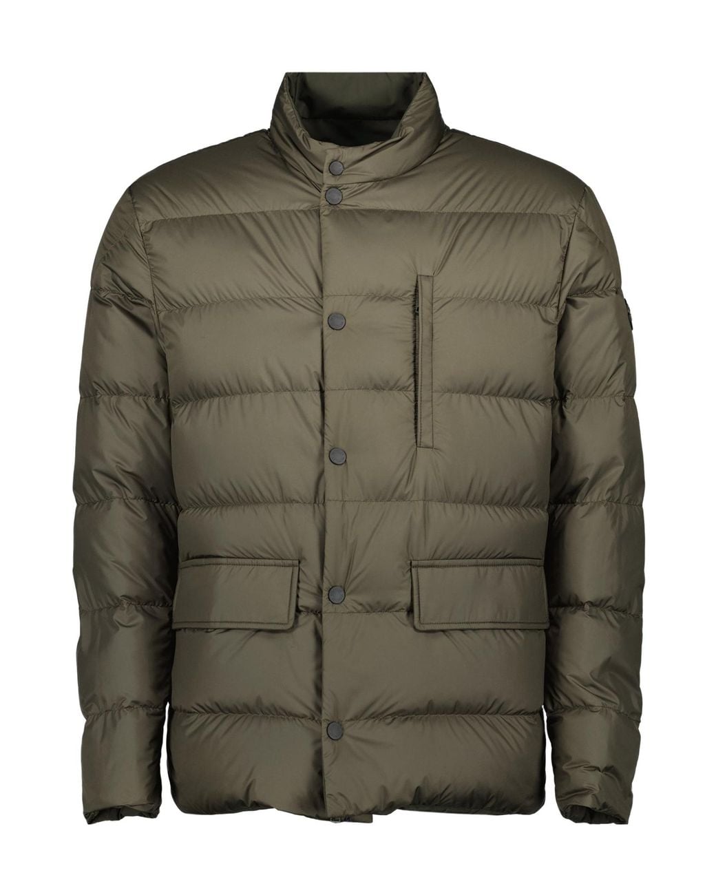 Moncler Green Ouille Reversible Short Padded Jacket for men