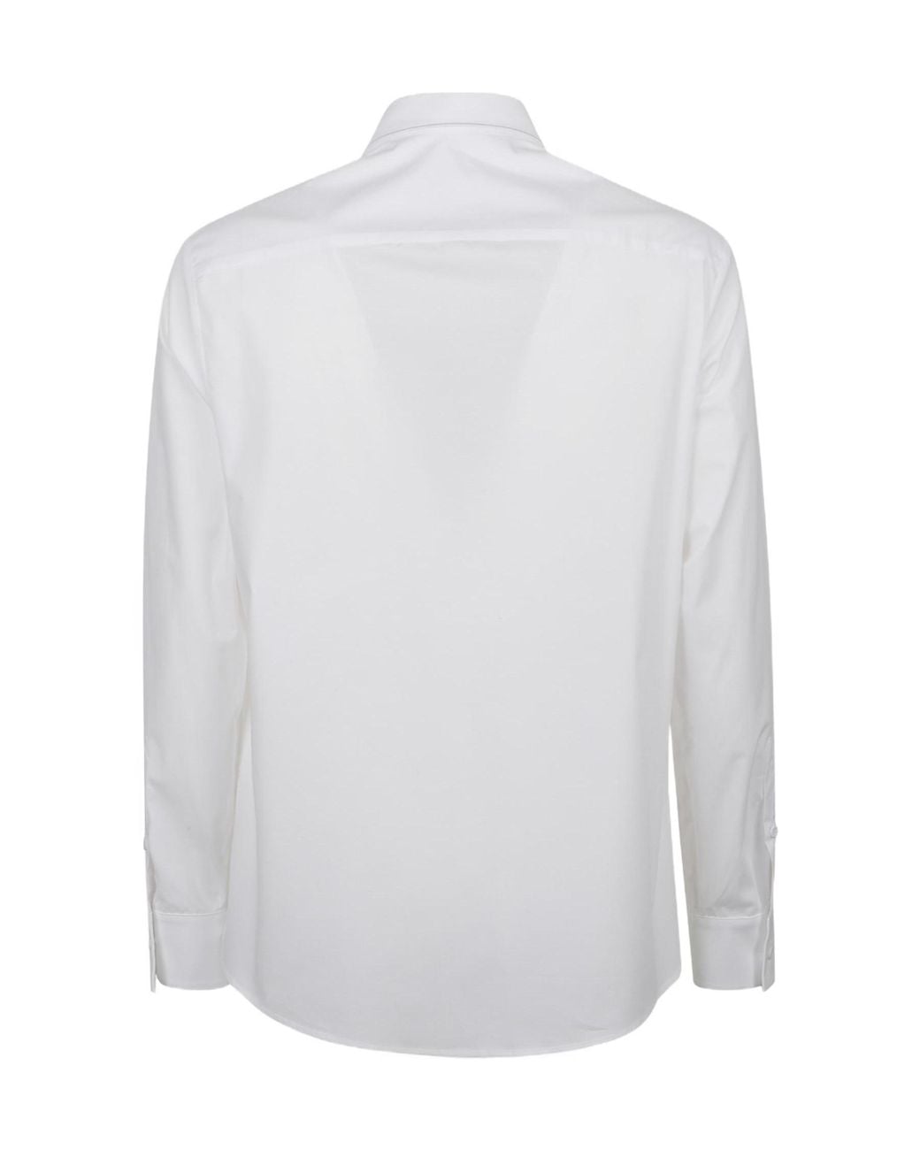 Vivetta White Classic Shirt With Collar Embroidery for men