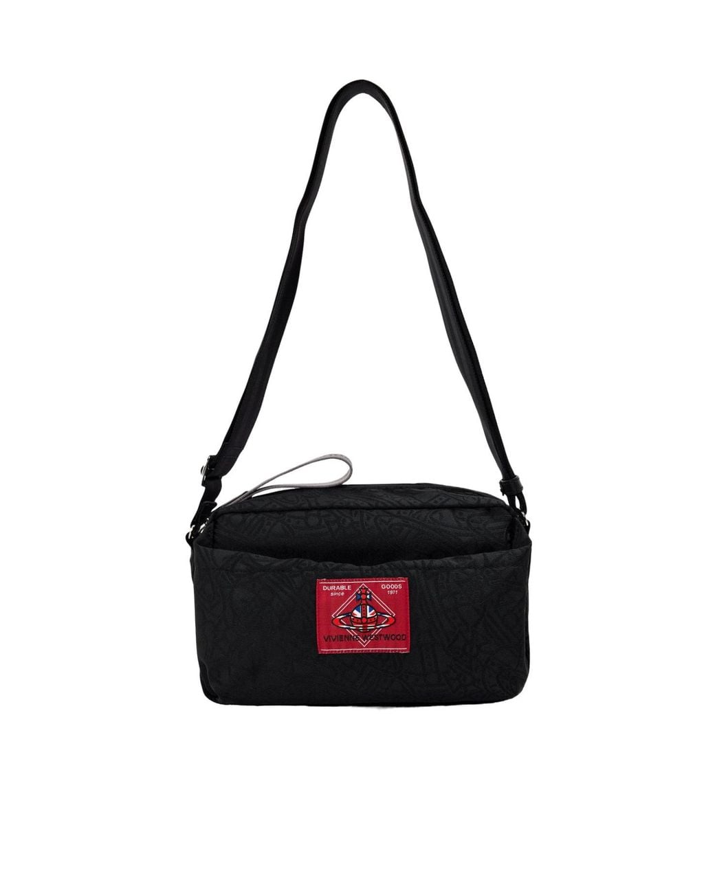 Vivienne Westwood Black Jacquardnylon Crossbody Bag for men