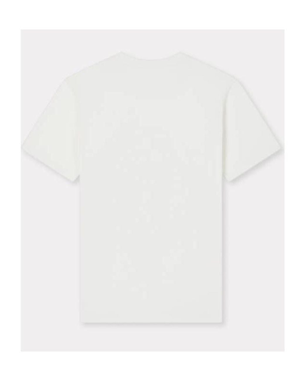 KENZO White 'Boke Flower' Embroidered Slim T-Shirt for men