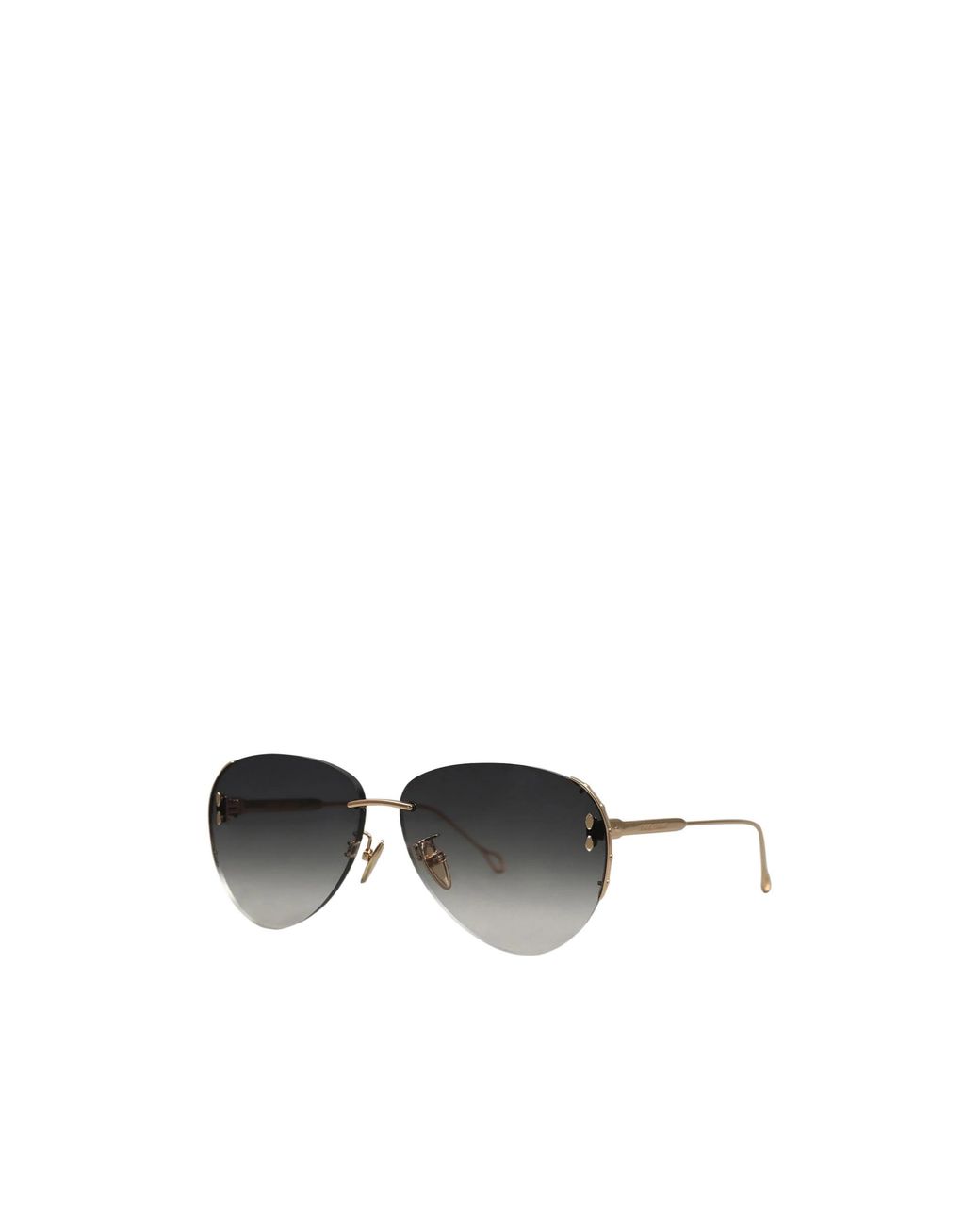Isabel Marant Black Metal Frame Sunglasses