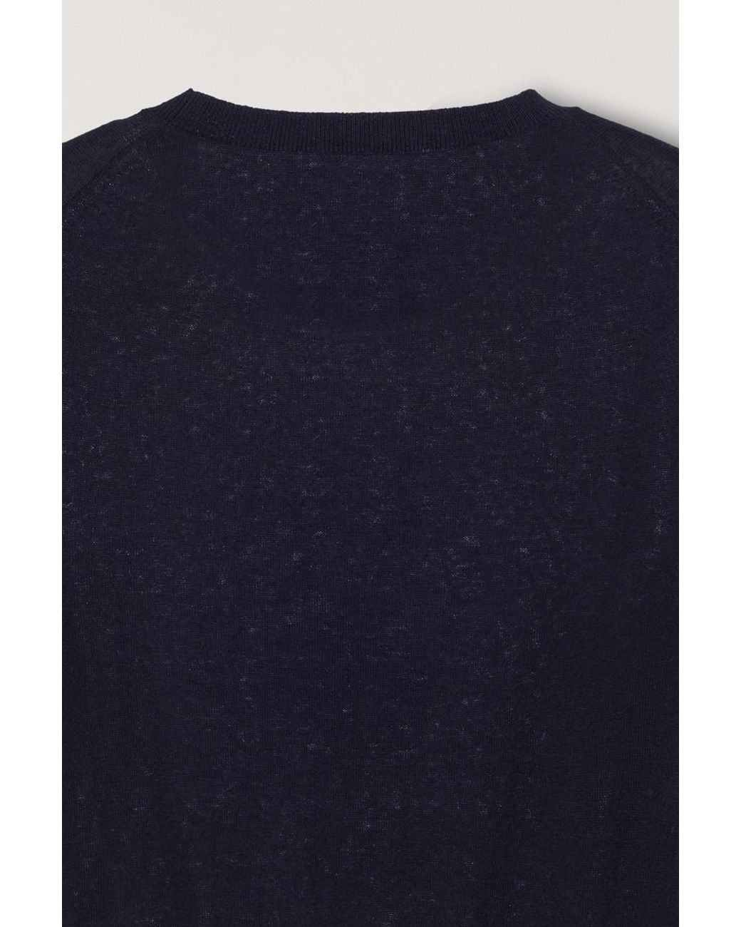 DUNST Blue Short-Sleeve Sweater for men