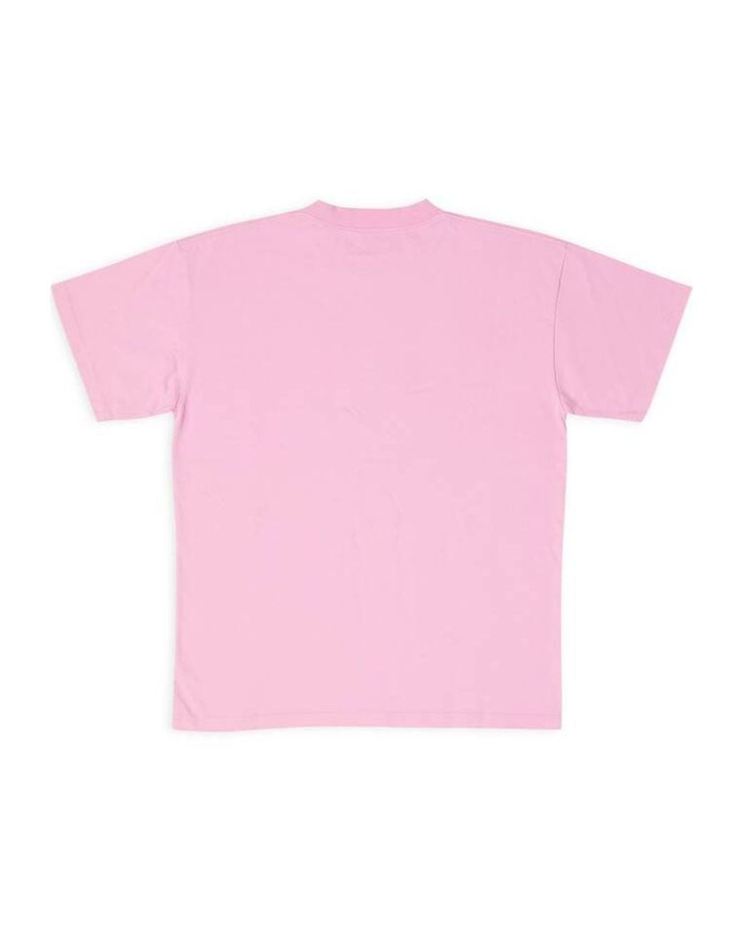 Balenciaga Pink Qixi Crest T-Shirt Medium Fit