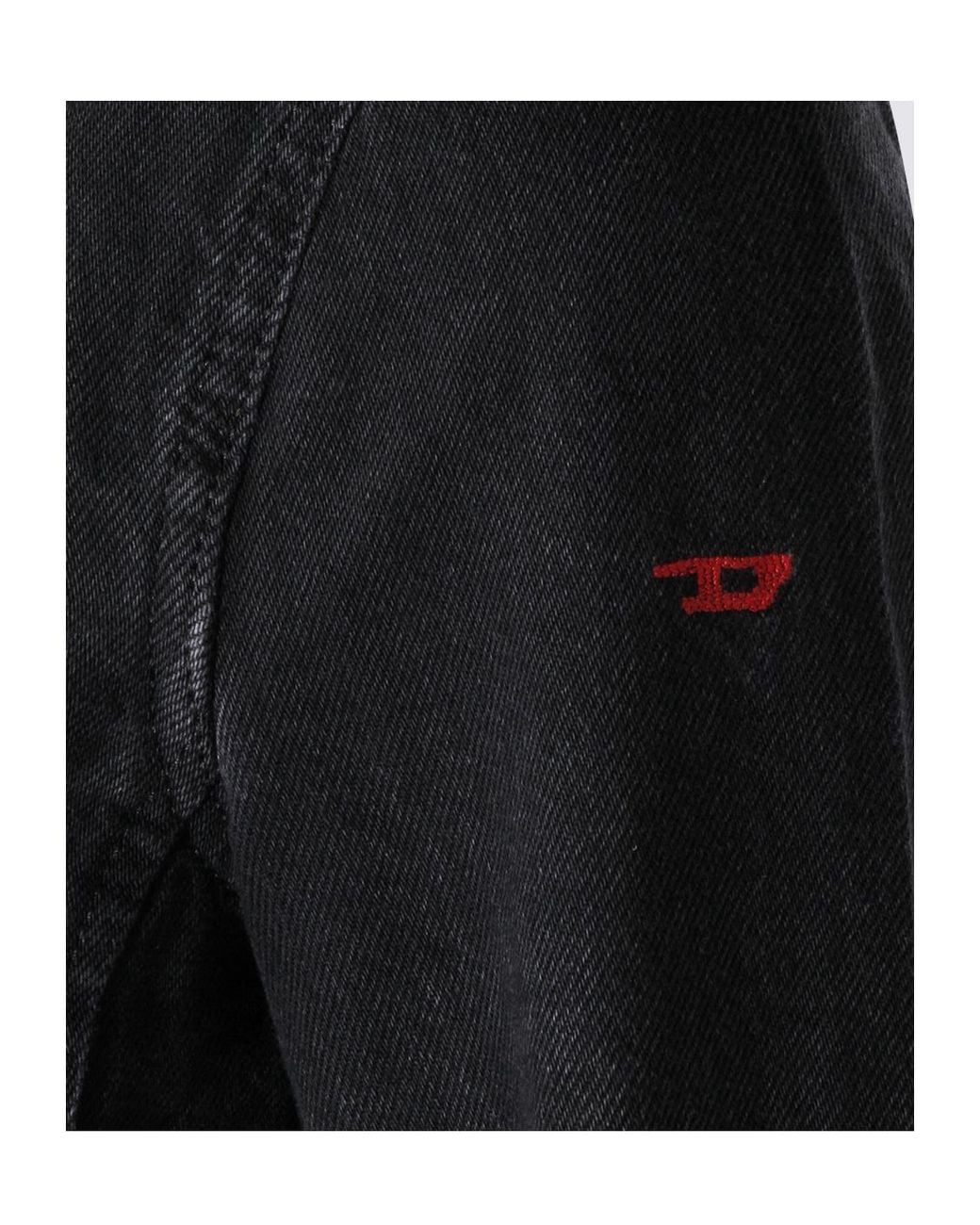 DIESEL Black De Mornin Fitted Denim Jacket