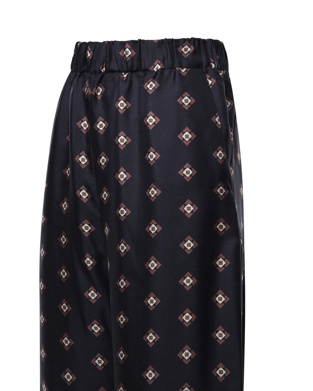 Max Mara Black Elastic Waist Casual Pants