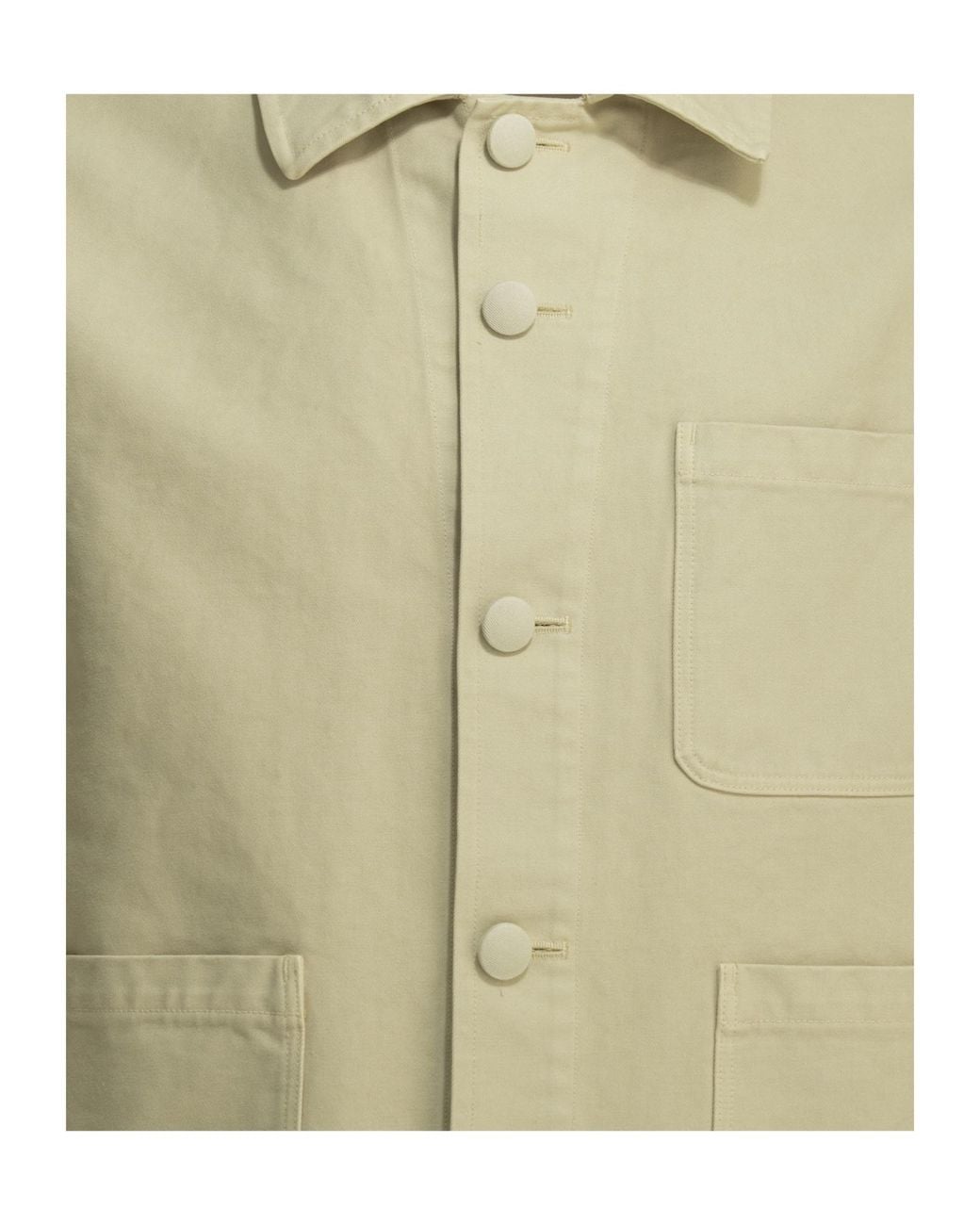 Auralee Green Patch-Pocket Coats for men