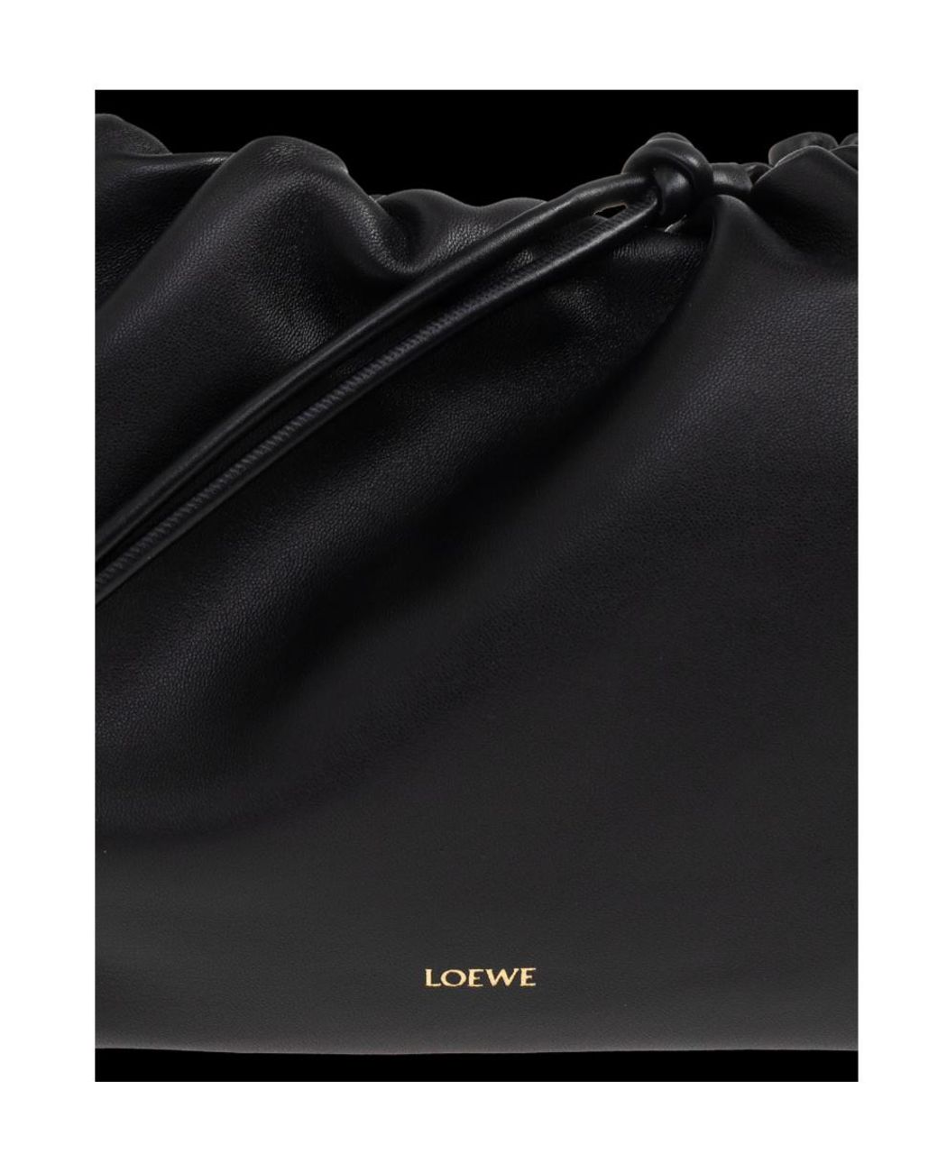 Loewe Black Large Flamenco Shoulder Bag