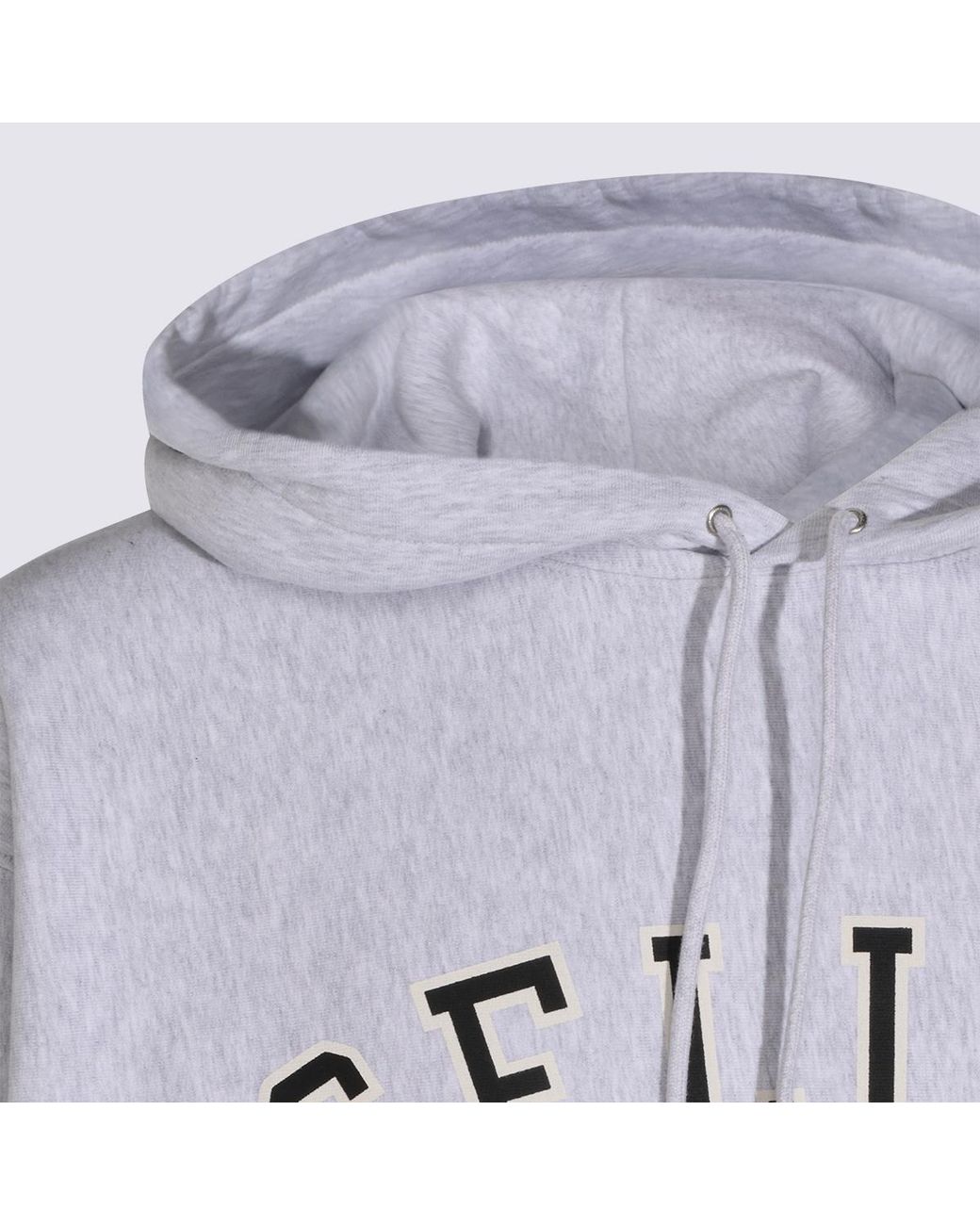 Céline Gray Long-Sleeved Hooded Sweatshirt for men