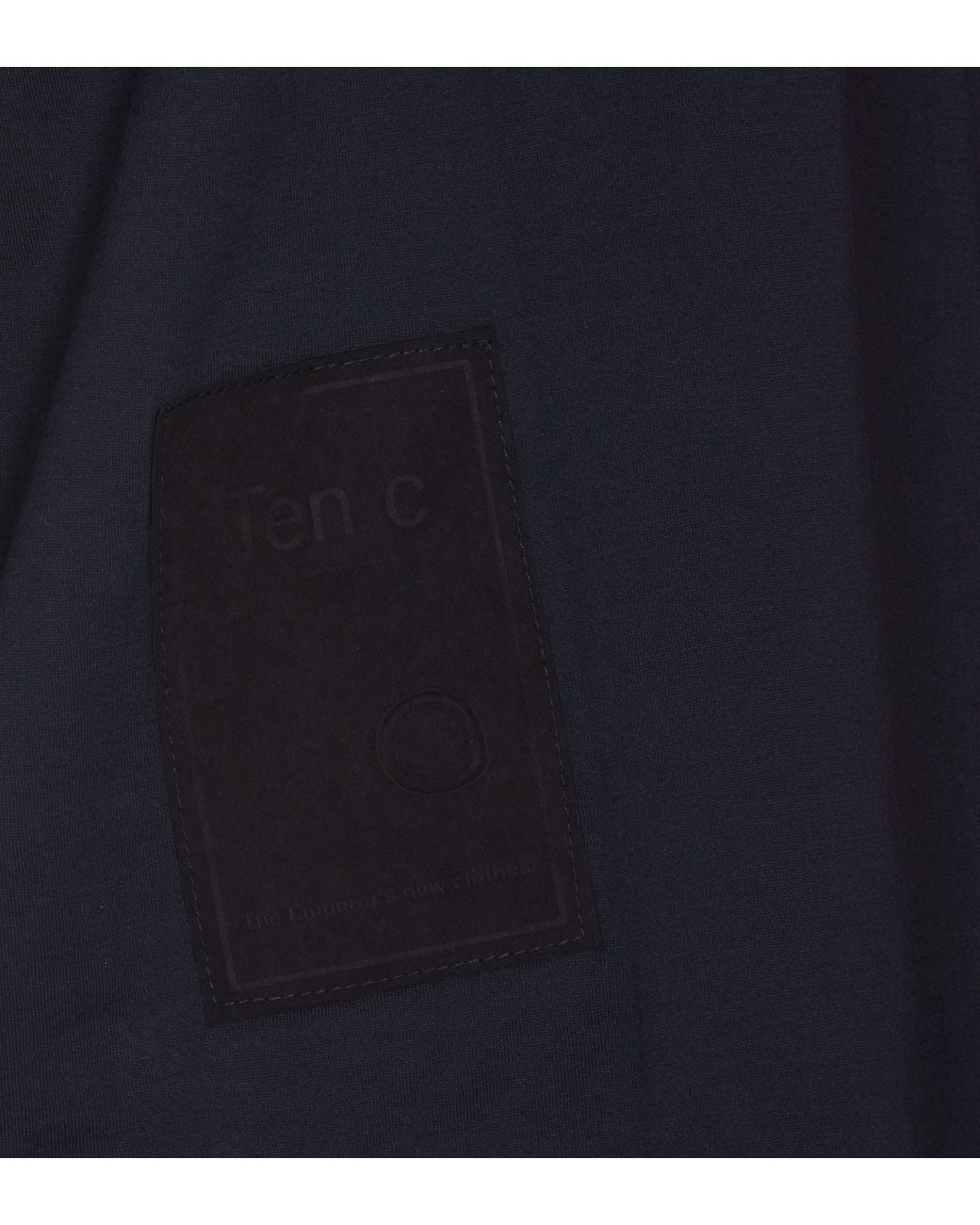 C P Company Blue Short-Sleeved Polo Shirt for men