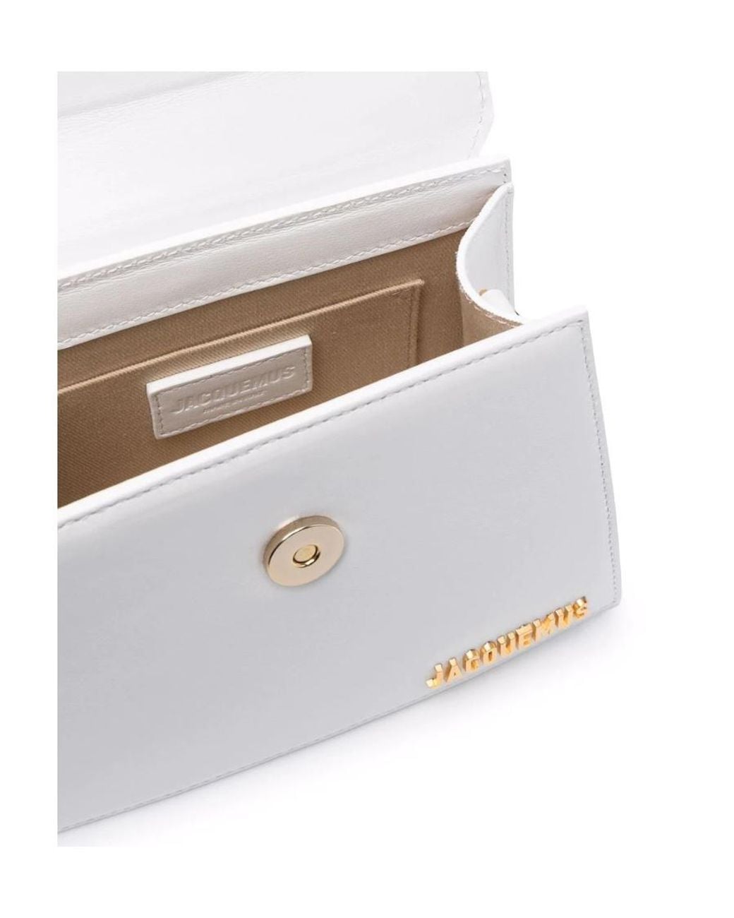 Jacquemus White Logo Logo Mini Handbag