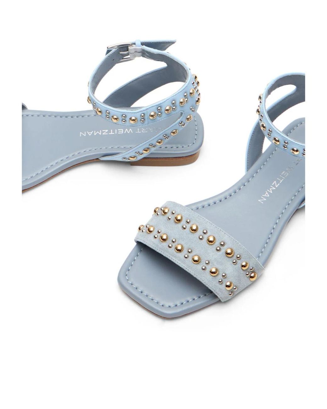 Stuart Weitzman Blue Perry Sandal