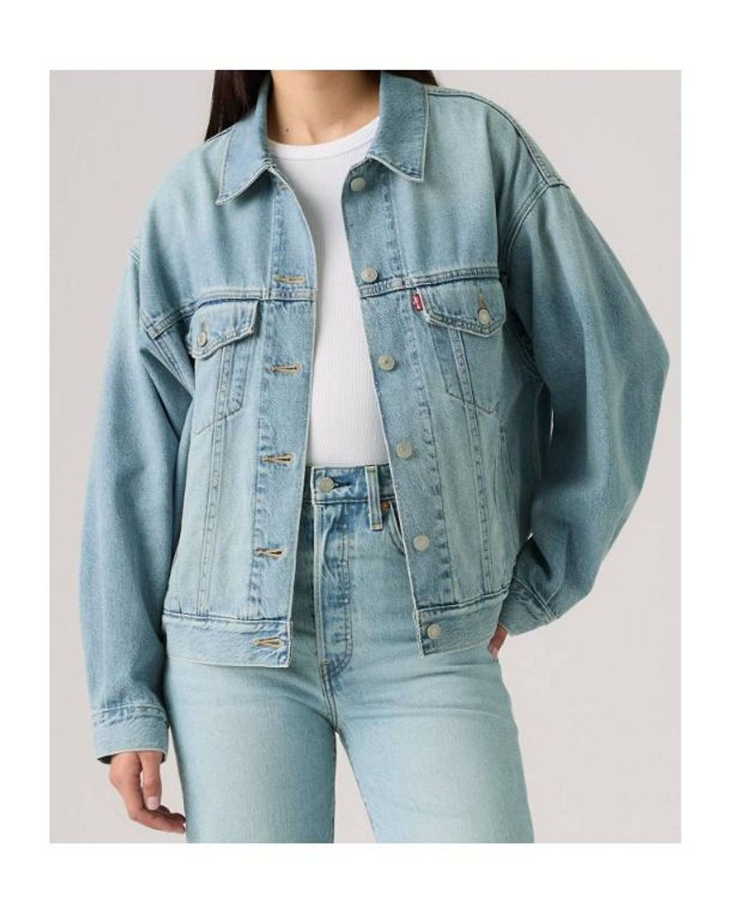 Levi's Blue 90S Trucker Relaxed Denim Jacket