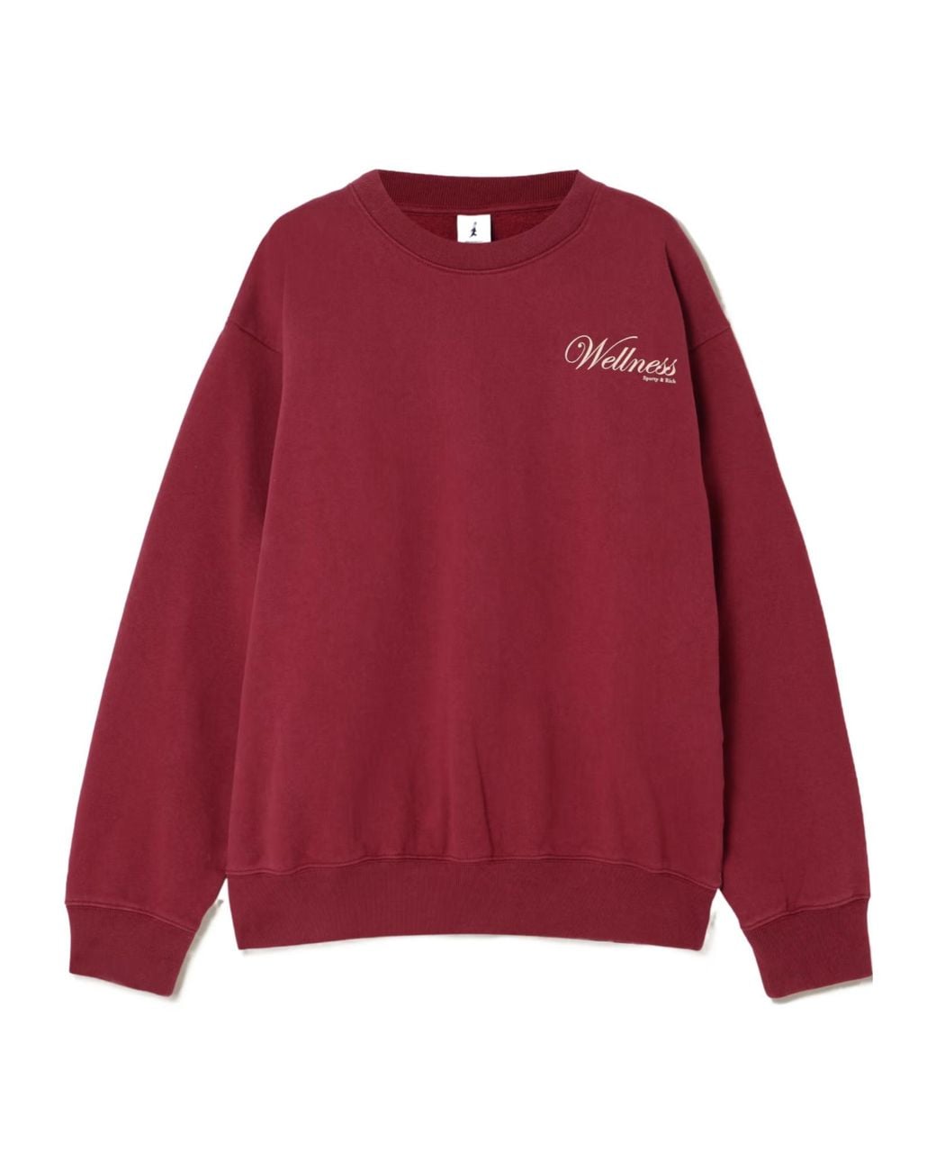 Sporty & Rich Red Soho Printed Sweatshirt
