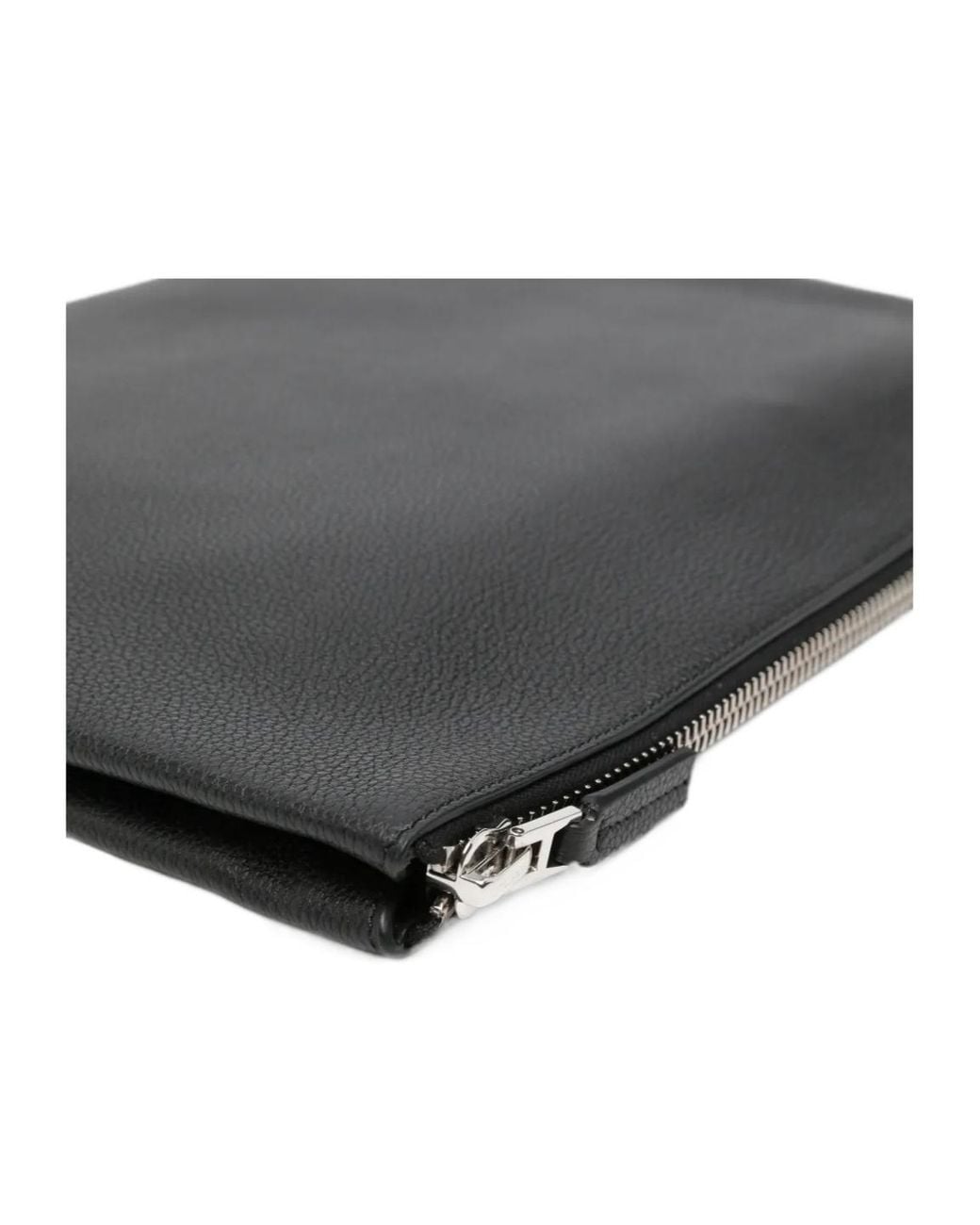Tom Ford Black Zip-Top Clutch for men