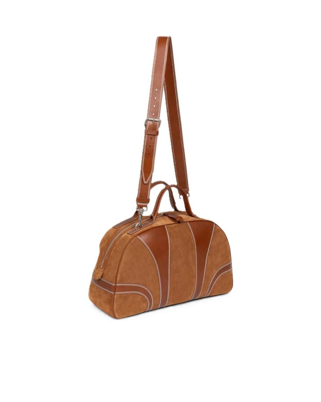 Dries Van Noten Brown Top Handle Shoulder Bag for men