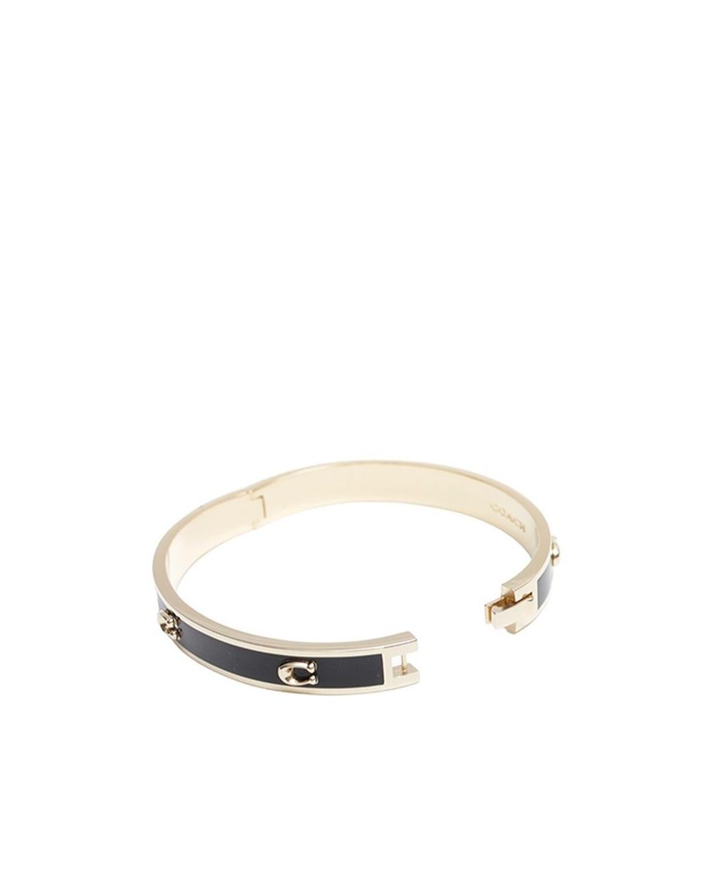 COACH White Logo Bracelet