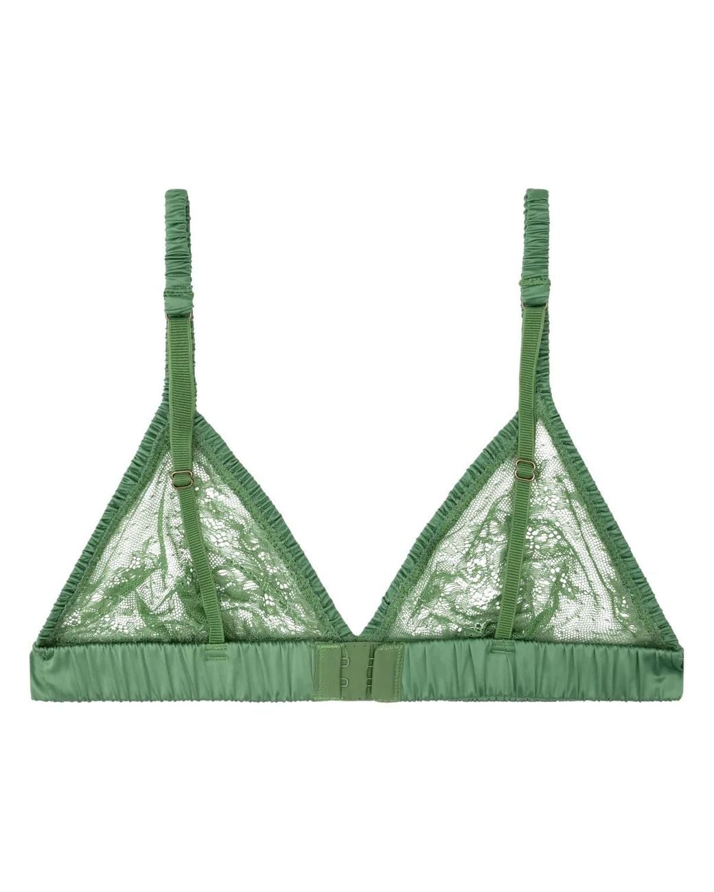 LoveStories Green Triangle Bra