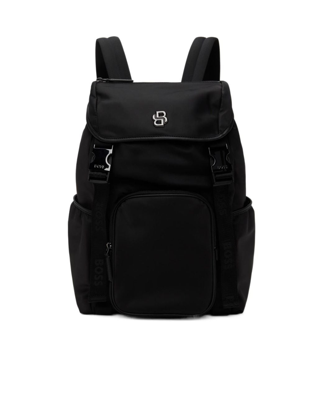 Boss Black Boss Monogram Logo Backpack for men