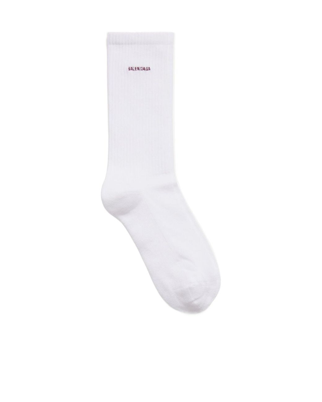 Balenciaga White Logo Socks for men