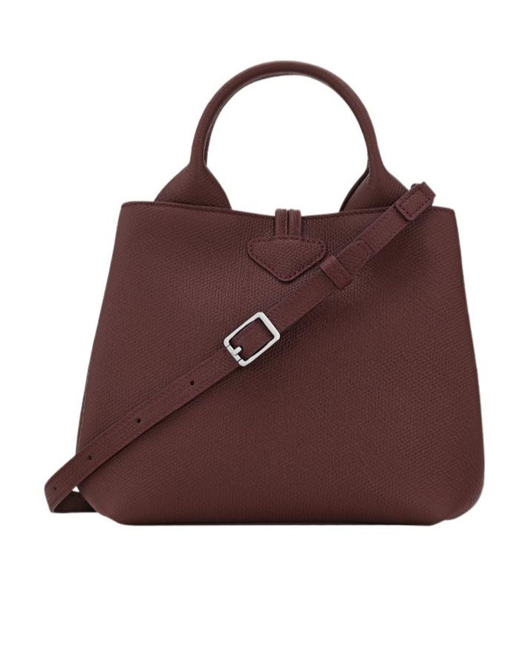 Longchamp Brown Le Roseau S Handbag