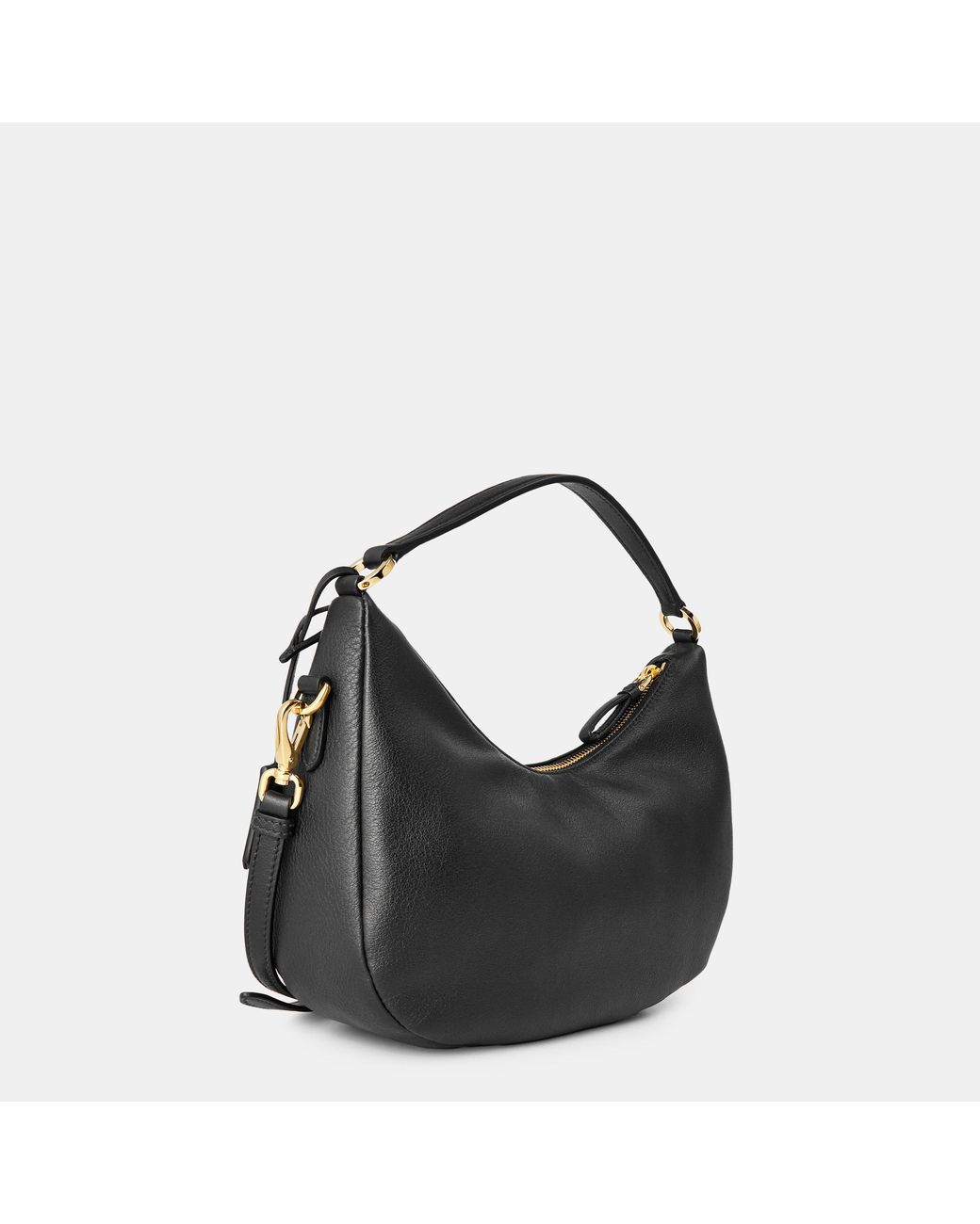 Prada Black Leather Hobo Bag