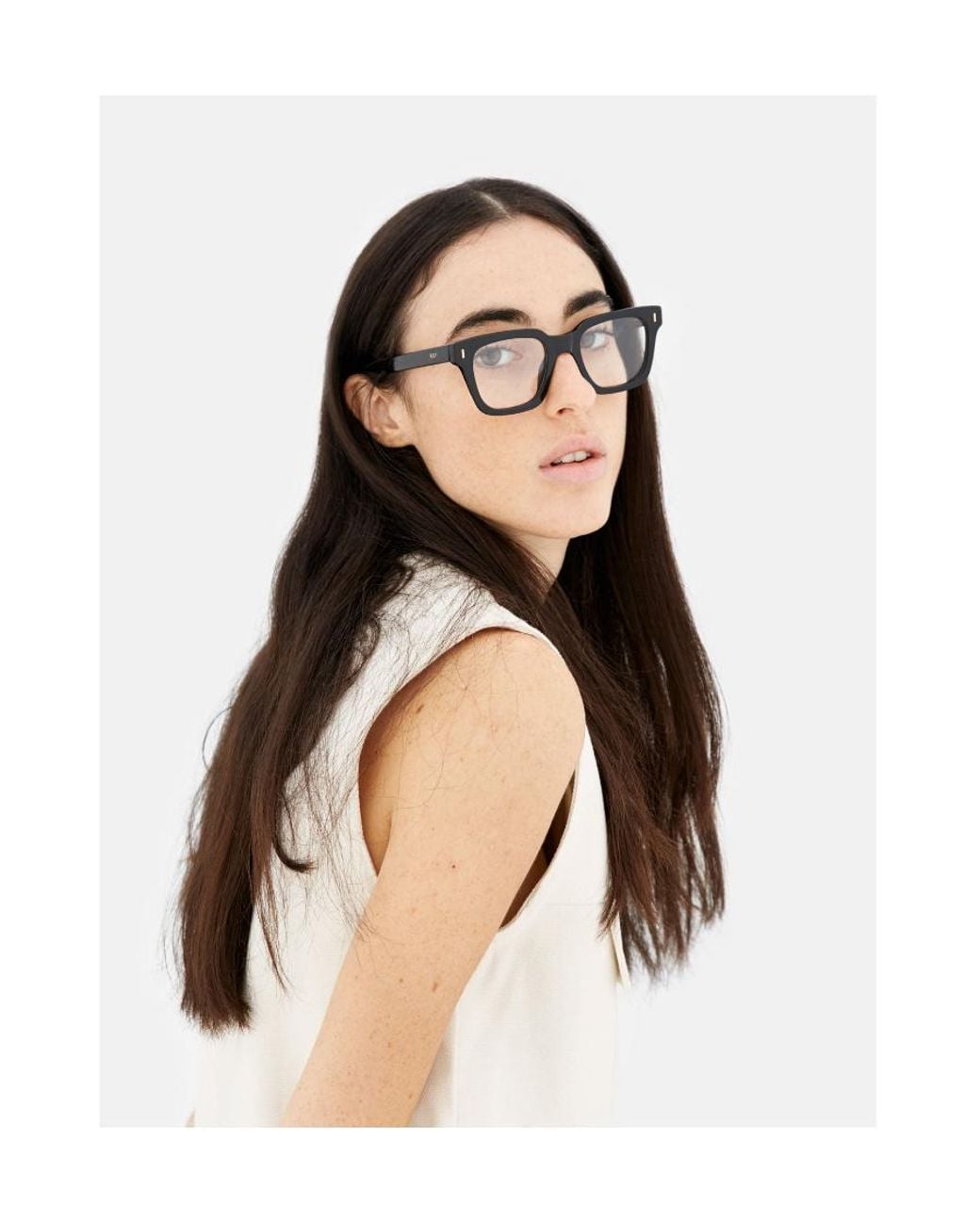 Retrosuperfuture White Square-Frame Glasses for men