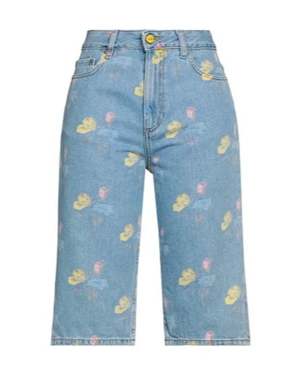 Ganni Blue Denim Trousers