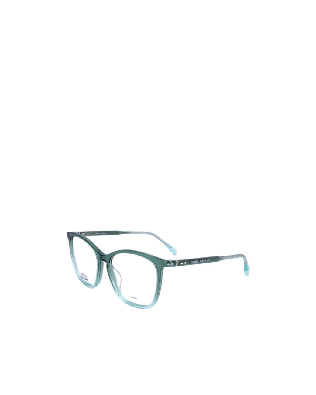 Isabel Marant Metallic Rectangle Frame Glasses