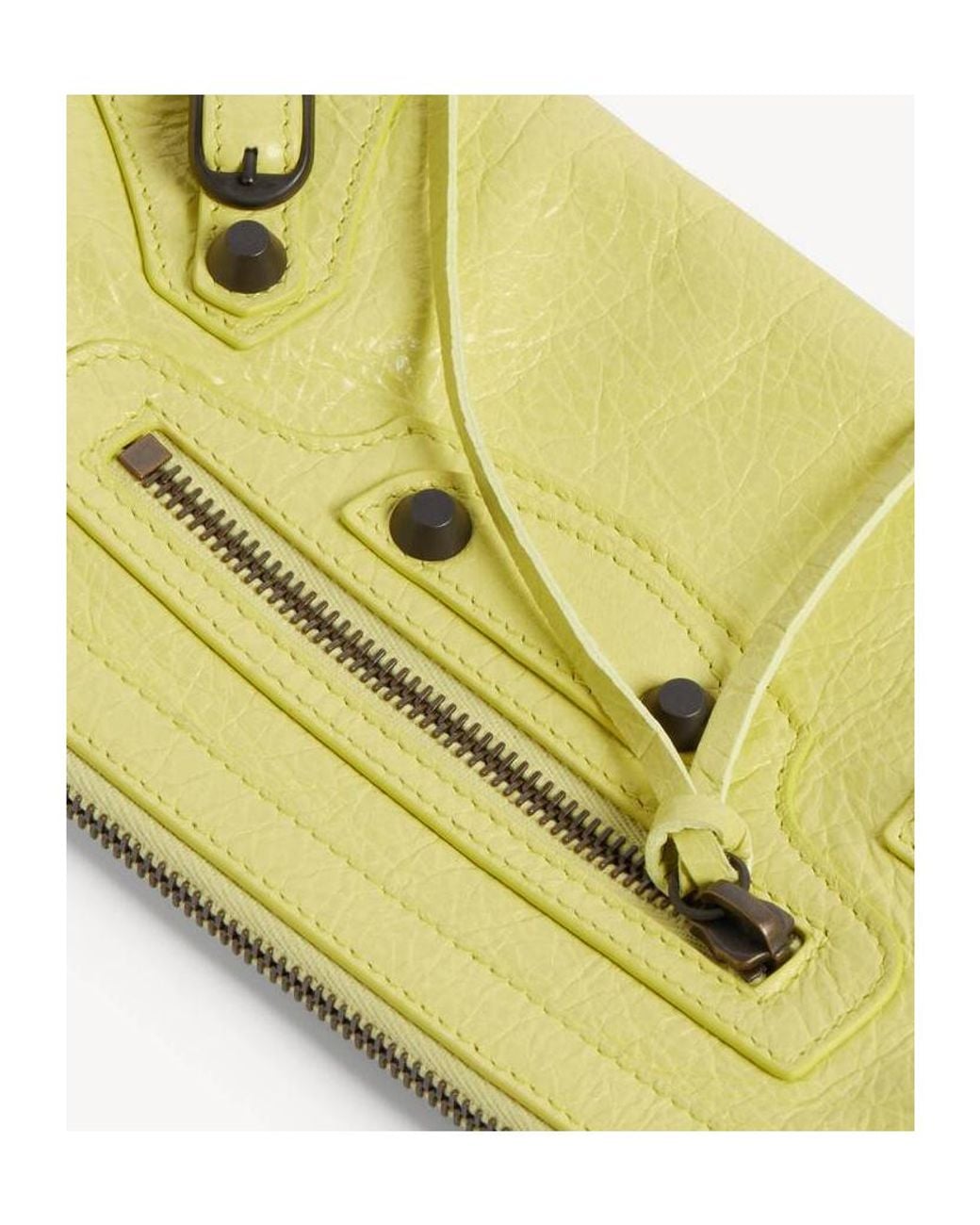 Balenciaga Metallic Le City Shoulder Bag