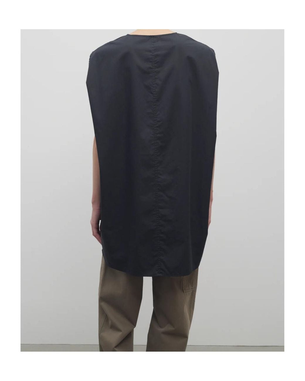 The Row Black Owen Top